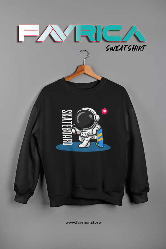 Graphic sweat shirt